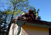 Renovace střechy kluboven